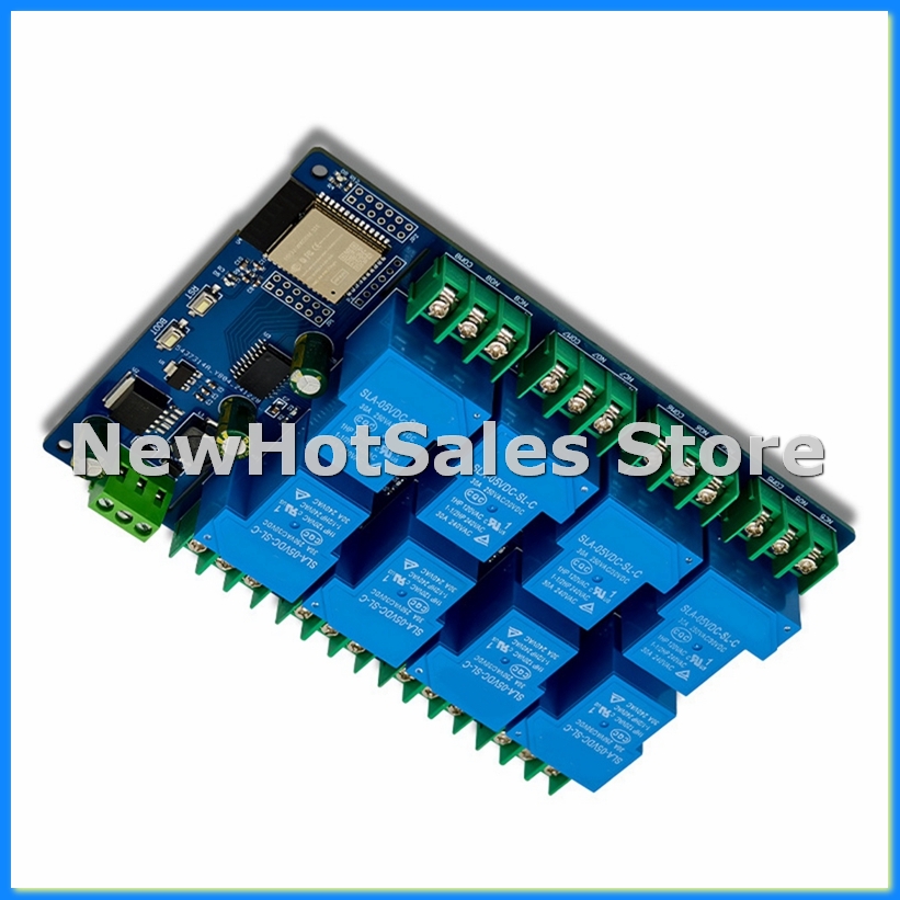 Relay 8 Channel Board - โมดูลรีเลย์ 8 ช่อง 30A DC7-28/5V โมดูลรีเลย์