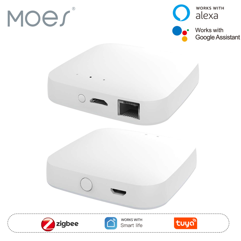 Matter Hub Thread - มอยส์ ทูยา ZigBee3.0 สมาร์ทฮับ,ไร้สาย/แบบมีสายเกตเวย์บริดจ์แอพสมาร์ทไลฟ์รีโมทคอนโทรลทำงานร่วมกับอเล็กซากูเกิลโฮมผู้ช่วย