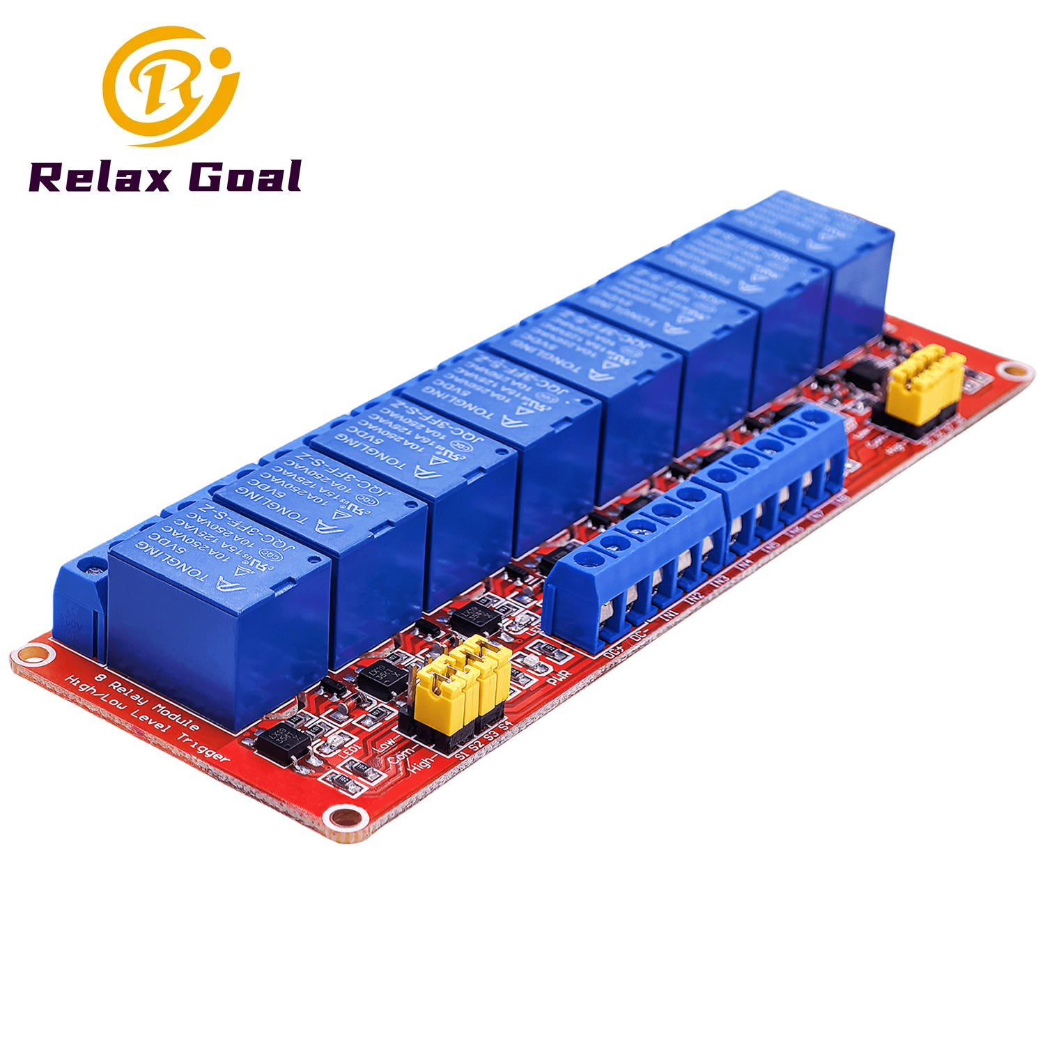 Relay 8 Channel Board - โมดูลรีเลย์ 8 ช่อง 5V 12V 24V