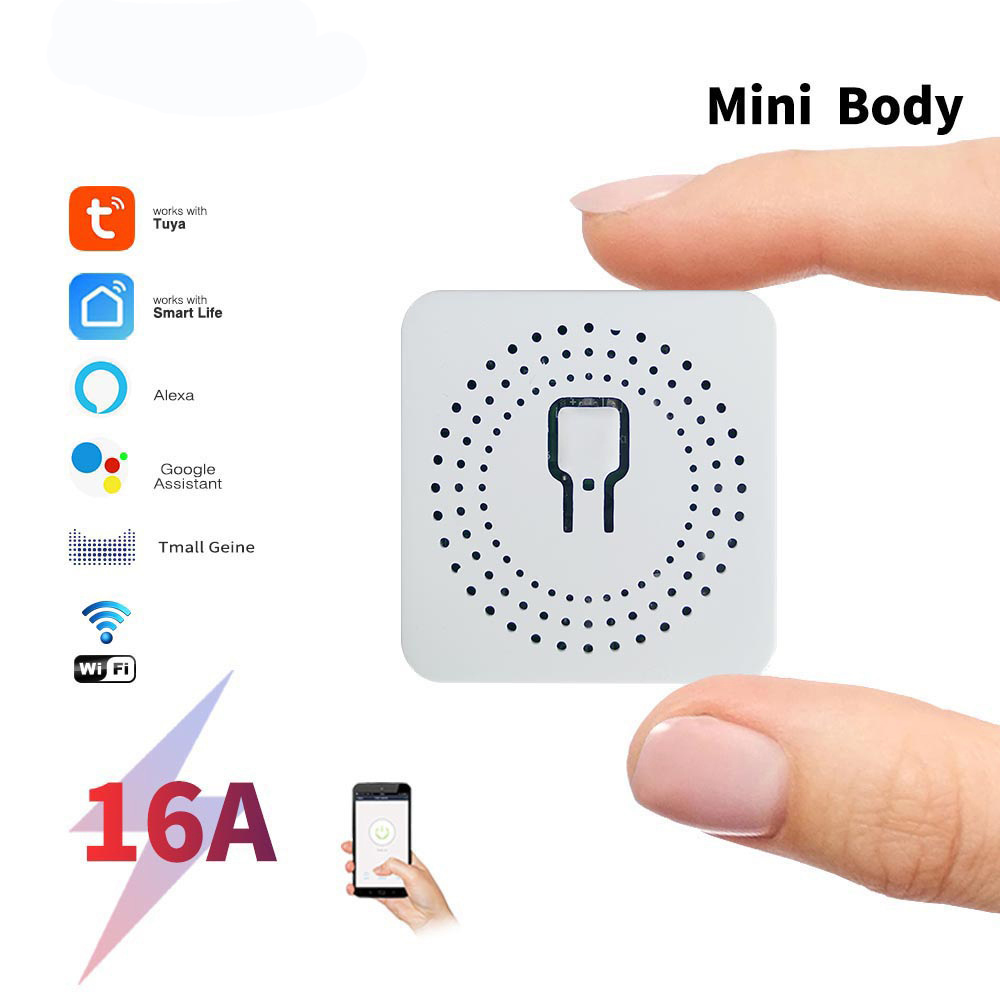 Home Automation Diy - สวิตช์ไฟอัจฉริยะขนาดเล็กแบบ DIY ควบคุมสองทาง 16A ใช้งานร่วมกับ Tuya/Smart