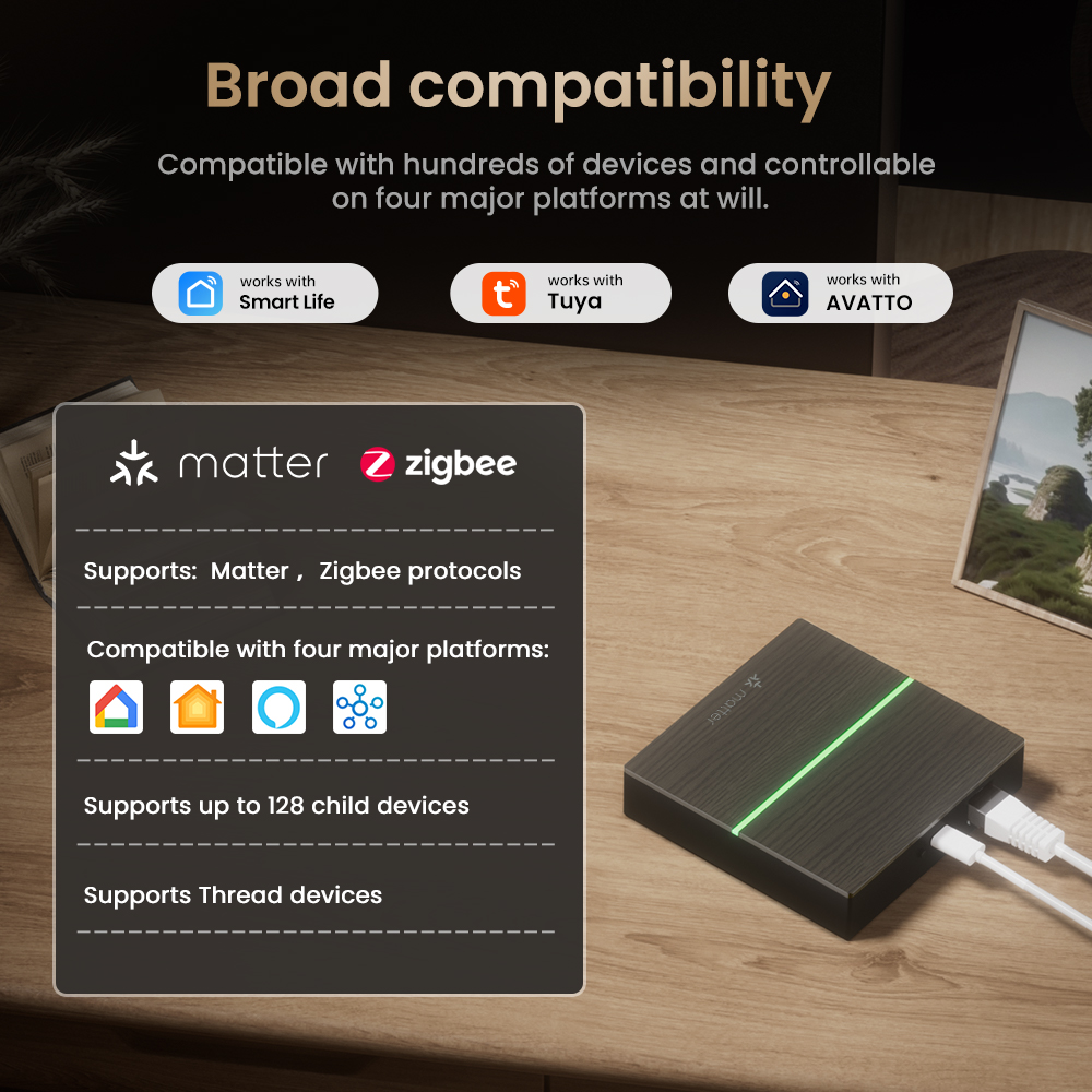 AVATTO Matter Smart Wired Gate - Matter Hub Thread บทวิจารณ์และราคา