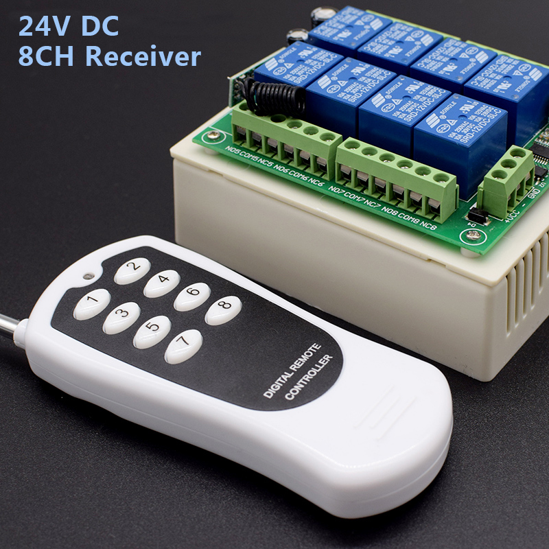 24V และ12V DC 8ช่องรีเลย์ Rele - Shelly Relay Module บทวิจารณ์และราคา