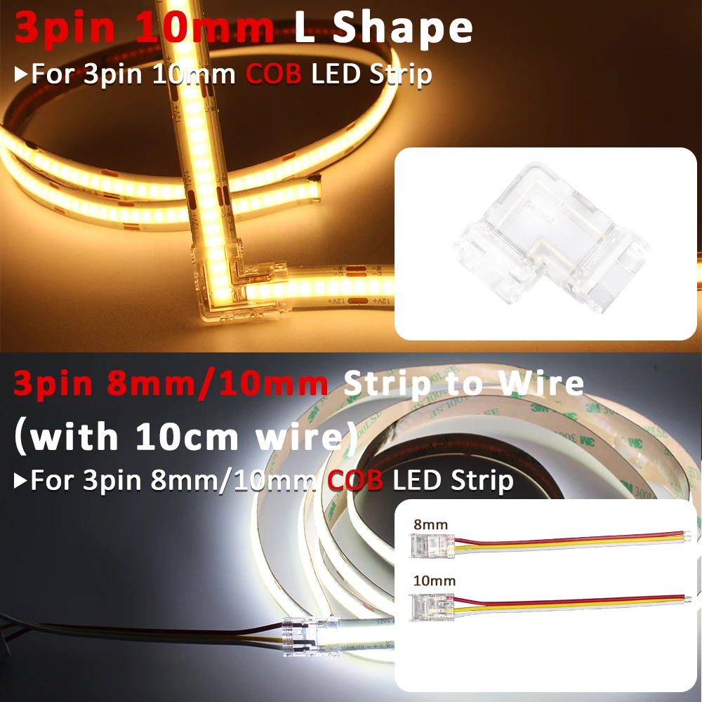 5PCS LED Strip Connector COB S - Rgb Led Matrix 8X8 บทวิจารณ์และราคา