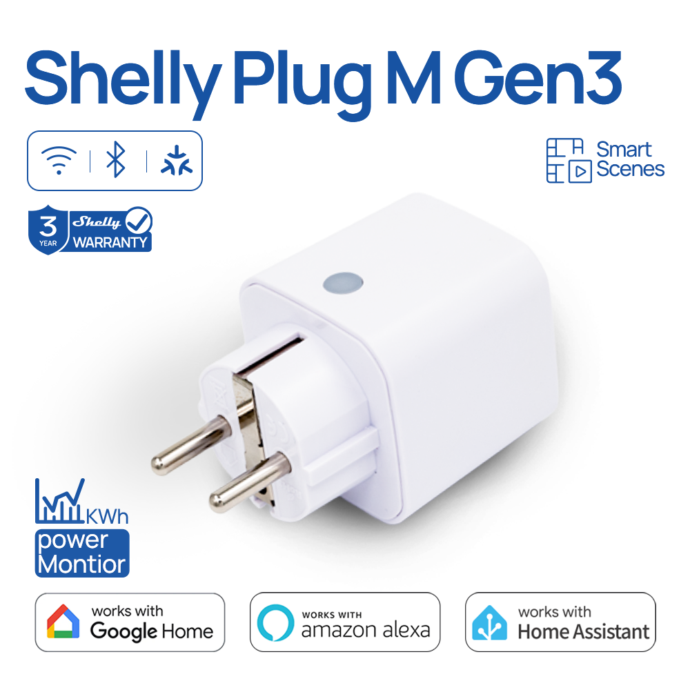 ปลั๊กอัจฉริยะ Shelly Plug M Ge - Shelly Relay Module บทวิจารณ์และราคา