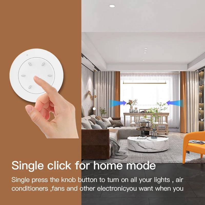 สวิตช์แบบหมุน Smart ZigBee ทำง - Home Automation Ideas บทวิจารณ์และราคา