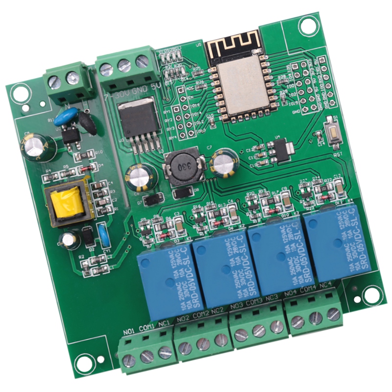 ESP8266 ไร้สาย WIFI 4 ช่องรีเล - Relay 8 Channel Board บทวิจารณ์และราคา