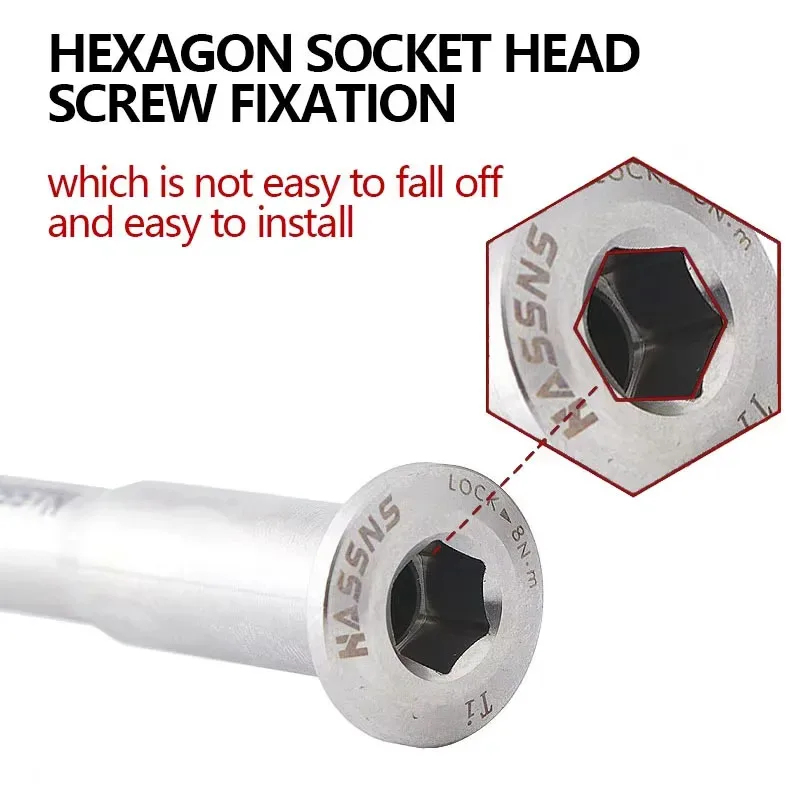 แกนล้อจักรยานไทเทเนียมขนาด 12x - Matter Hub Thread บทวิจารณ์และราคา