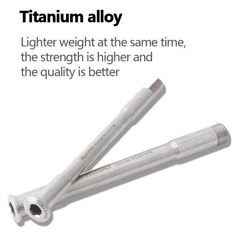 แกนล้อจักรยานไทเทเนียมขนาด 12x - Matter Hub Thread บทวิจารณ์และราคา