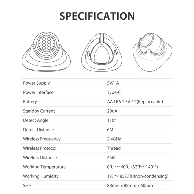 FEDI-Matter ด้ายมนุษย์ Presenc - Matter Hub Thread บทวิจารณ์และราคา